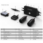 Innovv K2 128GB Dual Channel Motorcycle camera system, WiFi, GPS, 2 x 1080p SONY IMX323 CMOS Sensor